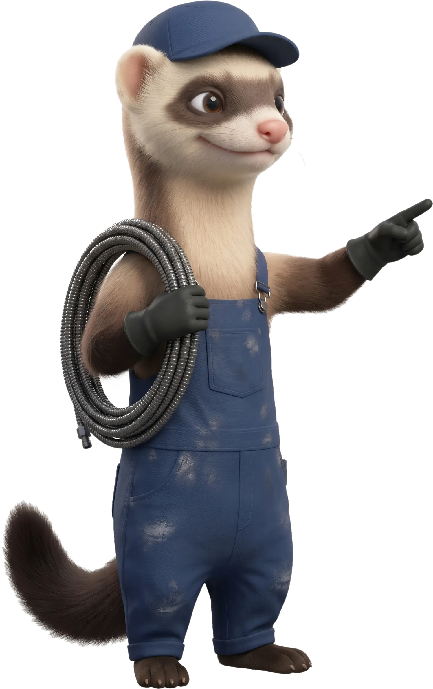 Le furet de Point Débouchage montre les tarifs
